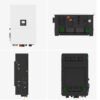 Φωτοβολταϊκό σύστημα για επιχειρήσεις με Inverter DEYE hybrid 80 KW ,  μπαταρίες LiFePo4  200 KW , 144  Bifacial panels 700 watt
