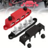 2 X BusBar 300A , μπάρες με αντοχή τουλάχιστον 15KW (μαύρη + κόκκινη)