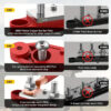 2 X BusBar 300A , μπάρες με αντοχή τουλάχιστον 15KW (μαύρη + κόκκινη)