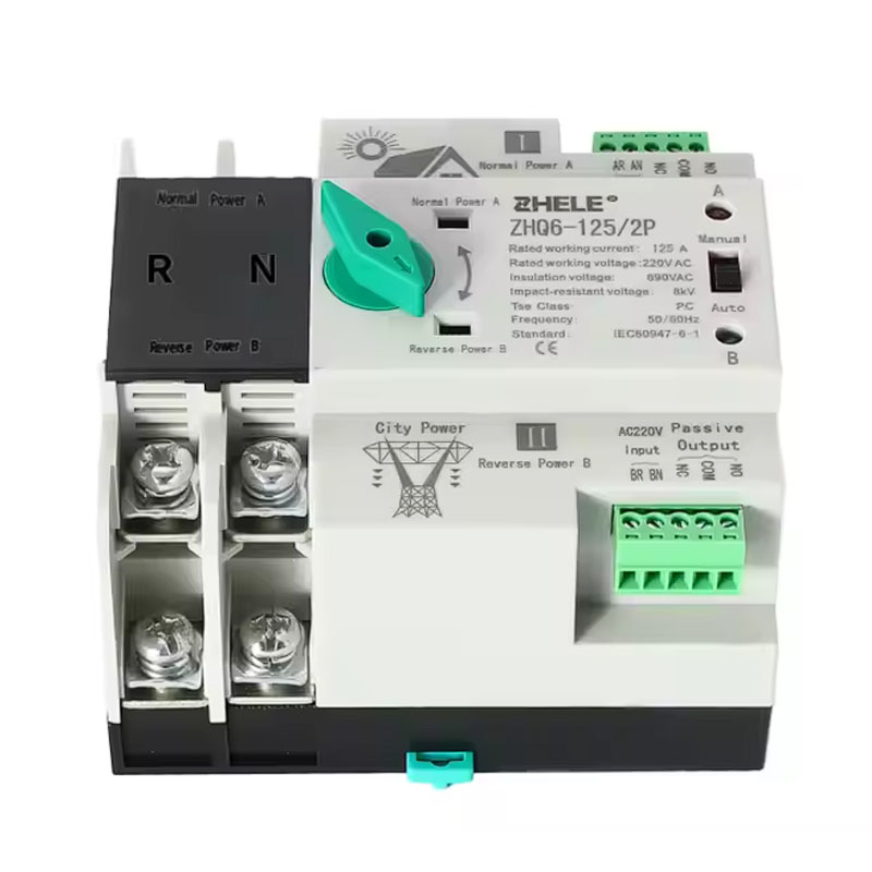ATS 100A 2P din rail