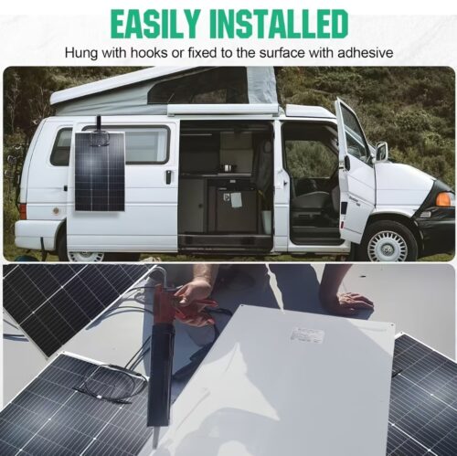 pv-panel-125watt-flexible Φωτοβολταϊκά Πάνελ Flexible PV Panel 125W Εύκαμπτο με 18V έξοδο εγκατεστημένο σε Κορωπί από την Ecosolar